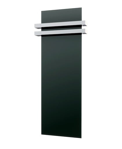 Černý skleněný topný panel Fenix GS+ 120 × 40 cm