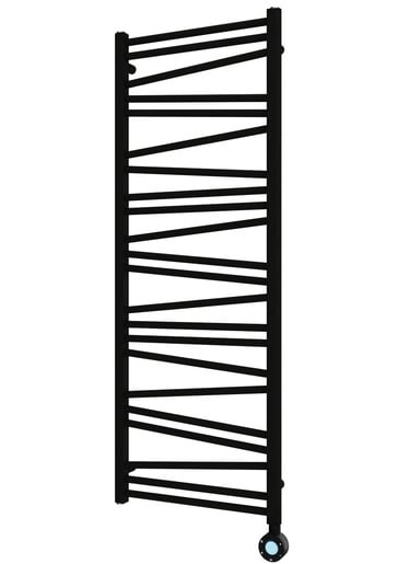 Elektrický radiátor SAT Lilon 133,5 × 50 cm černý matný